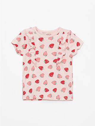 Açık Pembe Baskılı