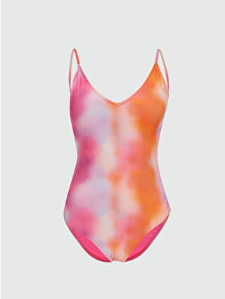 لون وردي داكن مطبوع