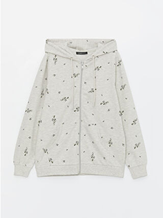 Beige Melange Printed
