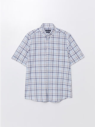 Blue Checked