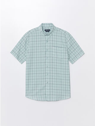 Aqua Green Checked
