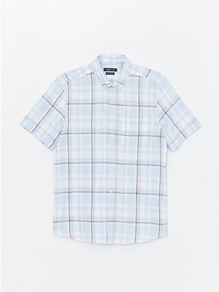 Blue Checked