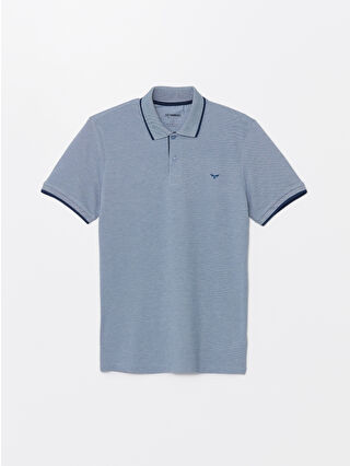 Blue Jacquard