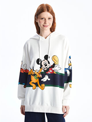MIKI♡ XSIDE Mickey Mouse and Friends Printed Long Sleeve Oversize
