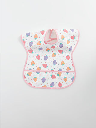 لون أبيض مطبوع