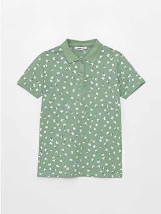 Mid Green Printed