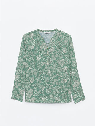 Mint Green Printed