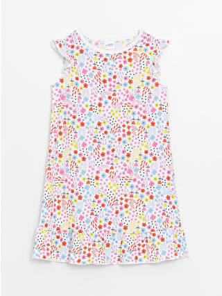 لون أبيض مطبوع