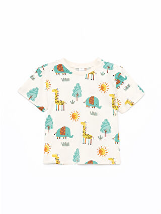 Açık Bej Baskılı