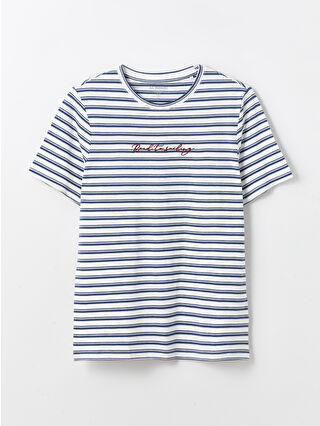 لون خوخي مخطط