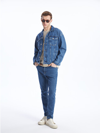 XSIDE Relaxed Fit Men's Denim Jacket - S4BJ73Z8-H45 | LC Waikiki
