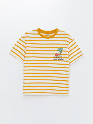 لون أصفر داكن مخطط