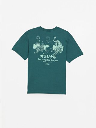 XSIDE Crew Neck Short Sleeve Printed Combed Cotton Men's T-shirt