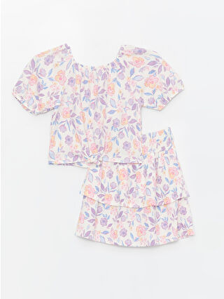 لون كريمي مطبوع