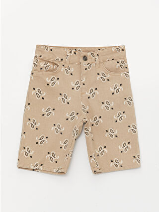 Açık Bej Baskılı