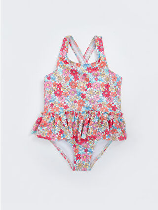 Bright Coral Printed