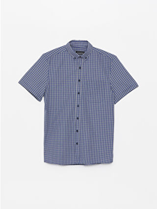 Indigo Checked