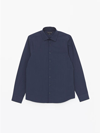 Navy Printed