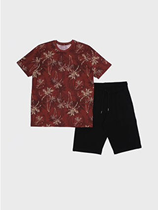 Light Bordeaux Printed