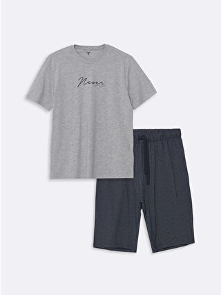 Navy Printed