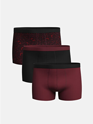 لون بوردو خفيف مطبوع