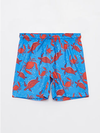 لون أزرق باهت مطبوع