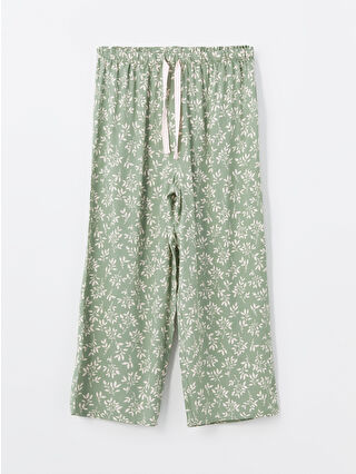 لون أخضر فاتر مطبوع