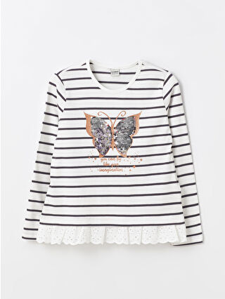 لون كريمي مطبوع