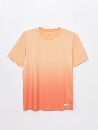 لون خوخي مطبوع