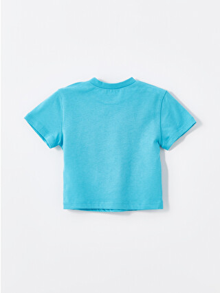 LCW baby Crew Neck Printed Baby Boys T-shirt 2 Pack - S4DQ97Z1-GGW