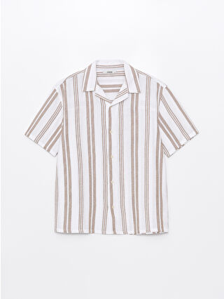 Dark Beige Striped
