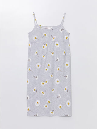 Grey Melange Printed