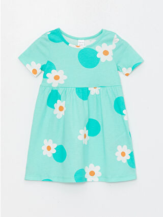Aqua Green Printed