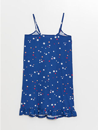 Bright Blue Printed