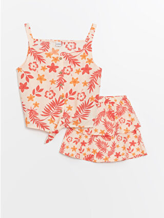 Pale Coral Printed