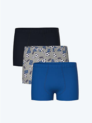 Grey Melange Printed