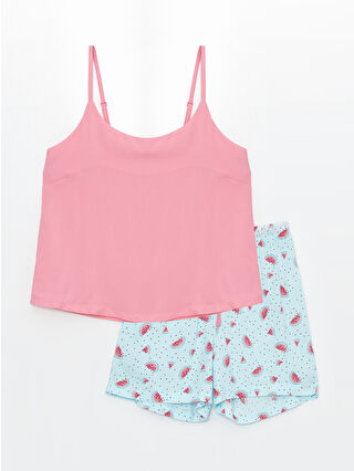 Dull Blue Printed