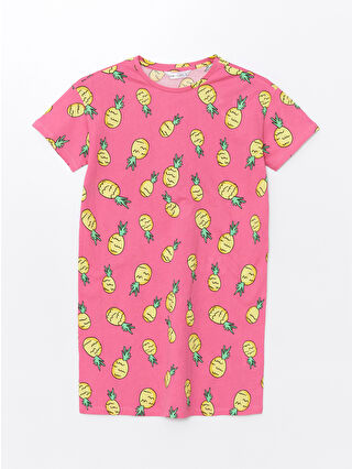 Mid Pink Printed