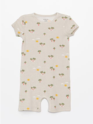 Açık Bej Baskılı