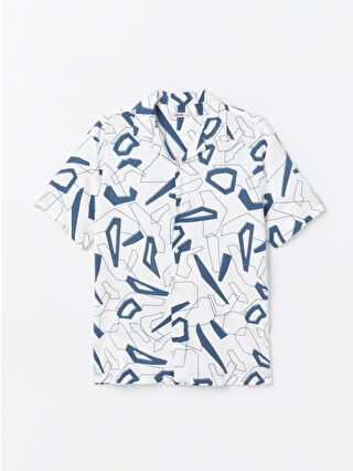 Navy Printed