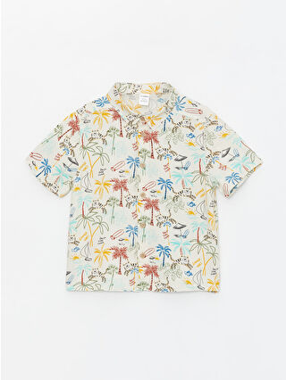 Açık Bej Baskılı