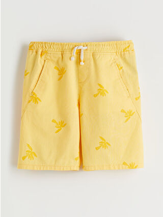 Pastel Yellow Printed