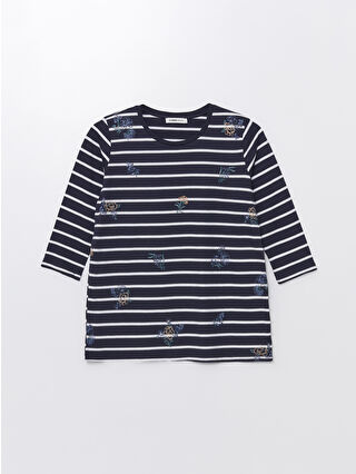 Dark Navy Striped