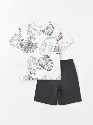 Grey Printed