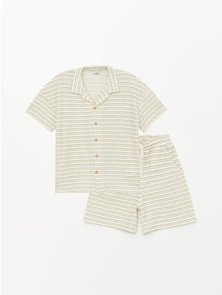 Pastel Green Striped