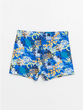 لون أزرق باهت مطبوع