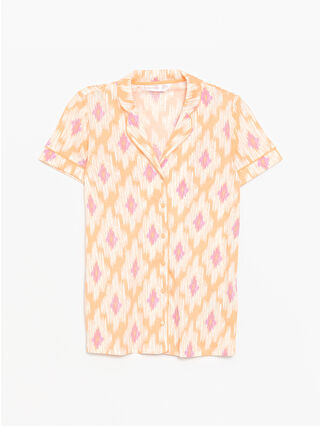 Açık Mercan Baskılı