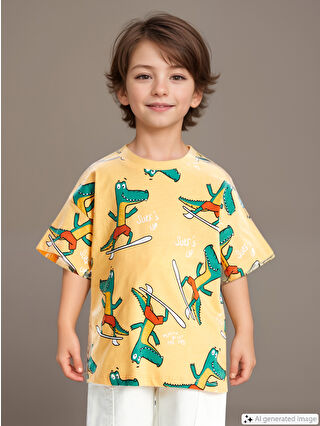 لون برتقالي مطبوع