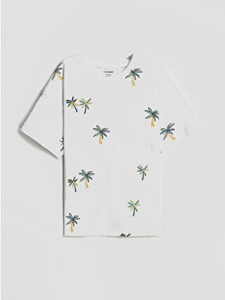 لون أبيض بصري مطبوع