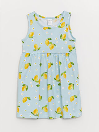 لون أزرق باهت مطبوع